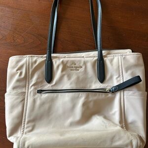 Kate Spade Cream and Black Tote